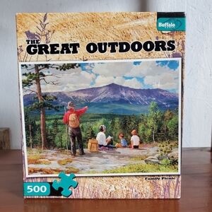 Buffalo Games 500-piece Jigsaw Puzzle | The Great Outdoors - Family Picnic